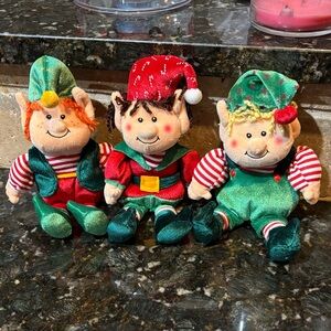 Princess 8” soft Plush Elves X three!